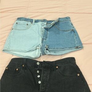 Two-Tone Denim Women's Shorts Bundle